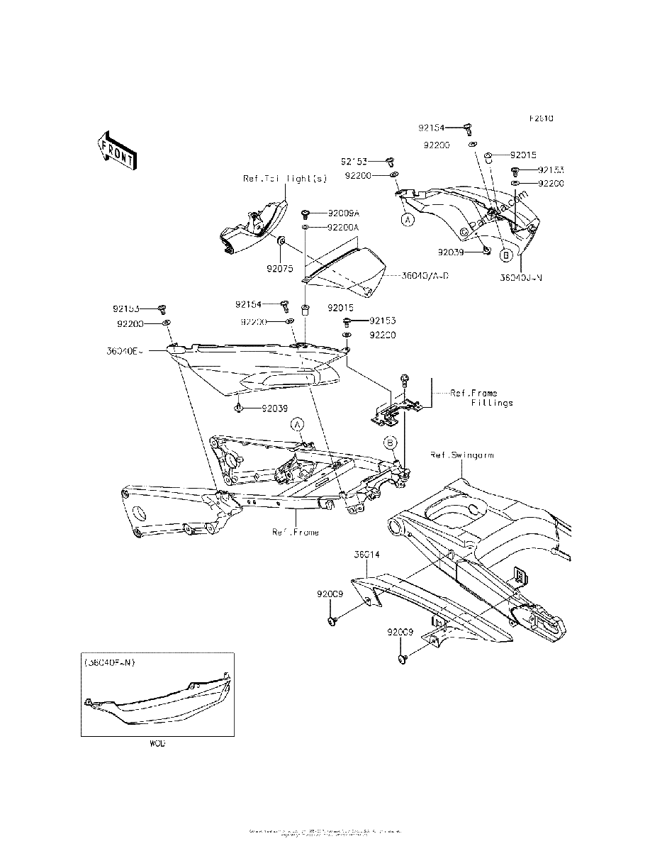 Diagrama de SIDE COVERS CHAIN COVER