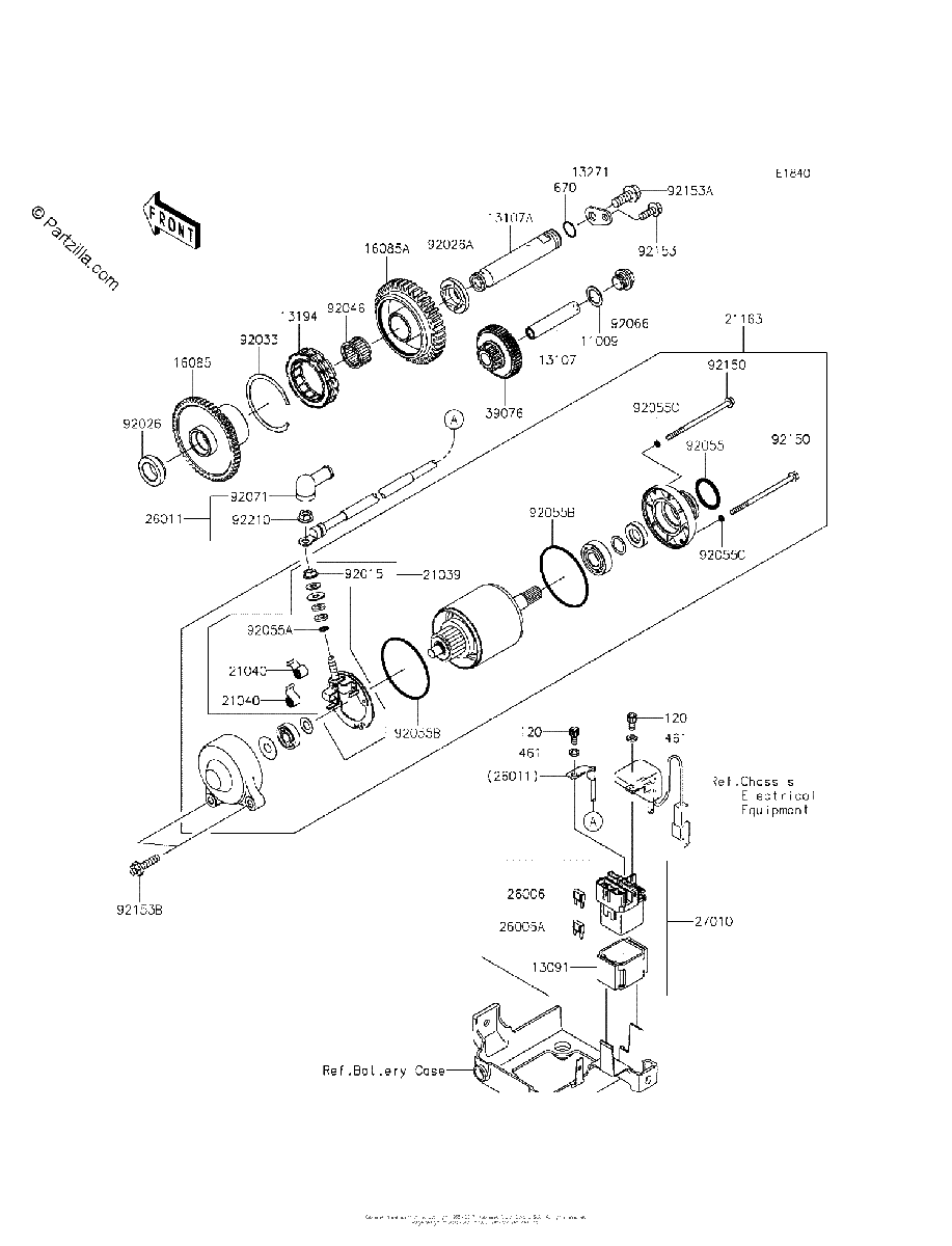 Diagrama de STARTER MOTOR