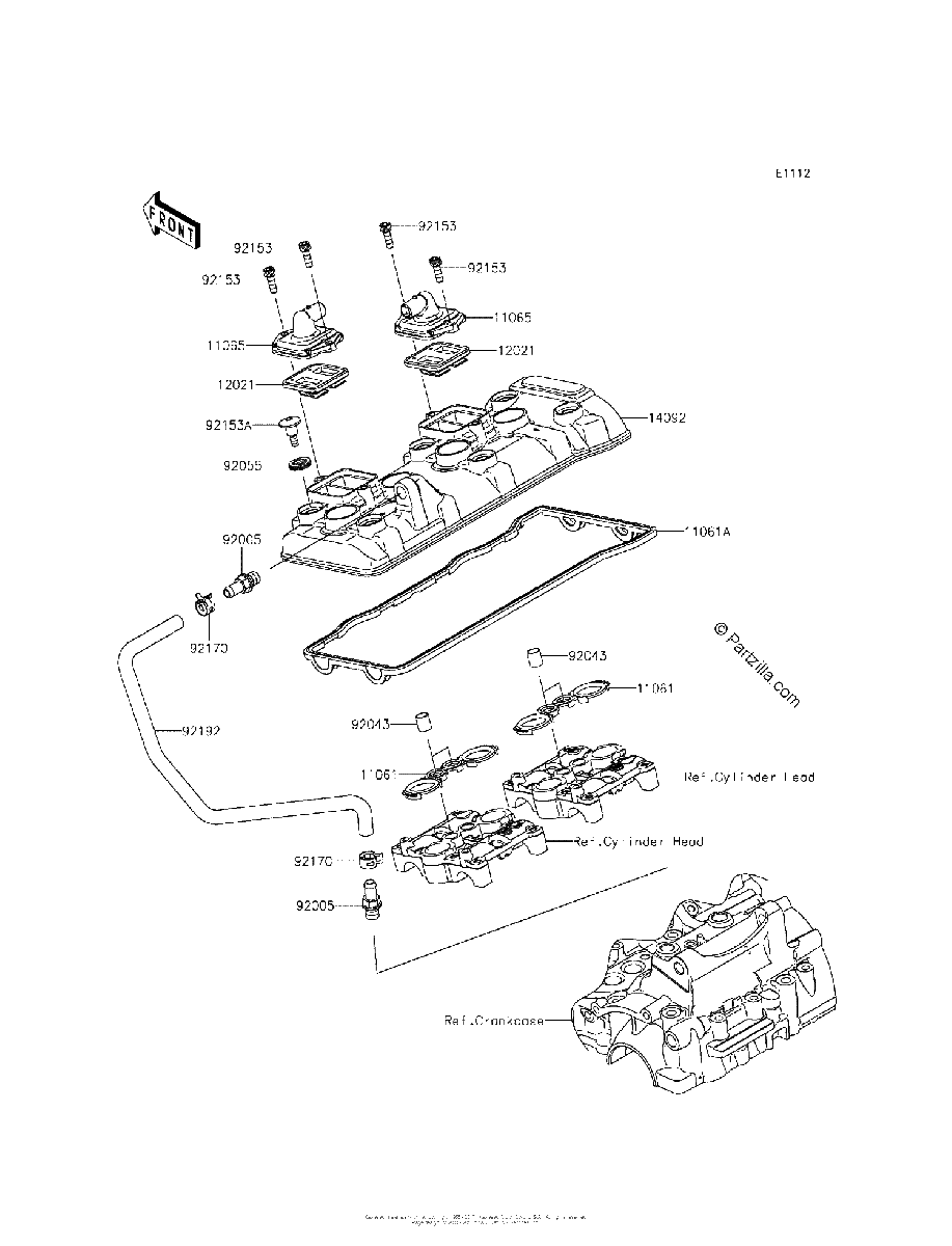 Diagrama de CYLINDER HEAD COVER