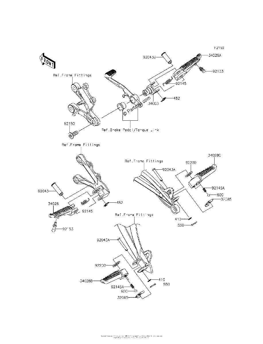 Diagrama de FOOTRESTS