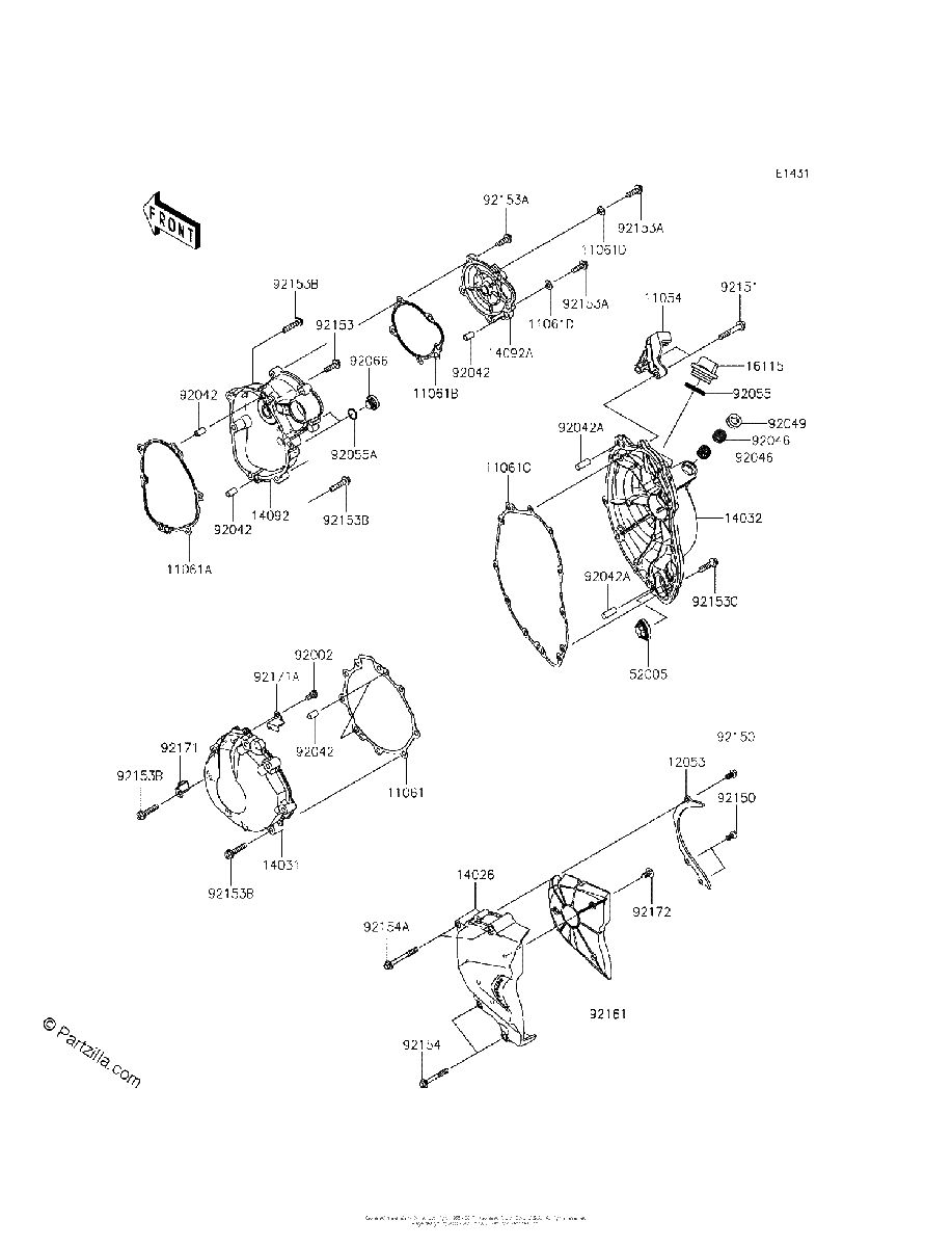 Diagrama de ENGINE COVER S