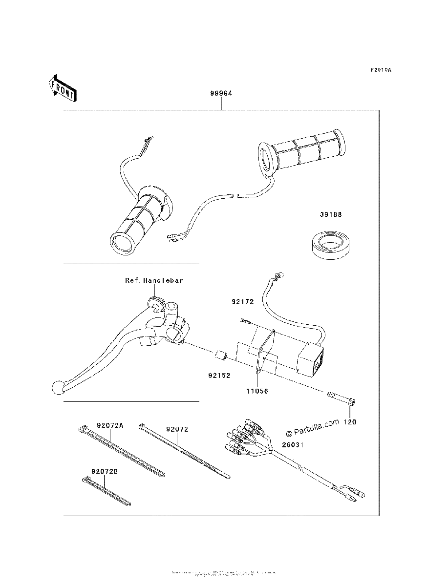 Diagrama de ACCESSORY GRIP HEATER