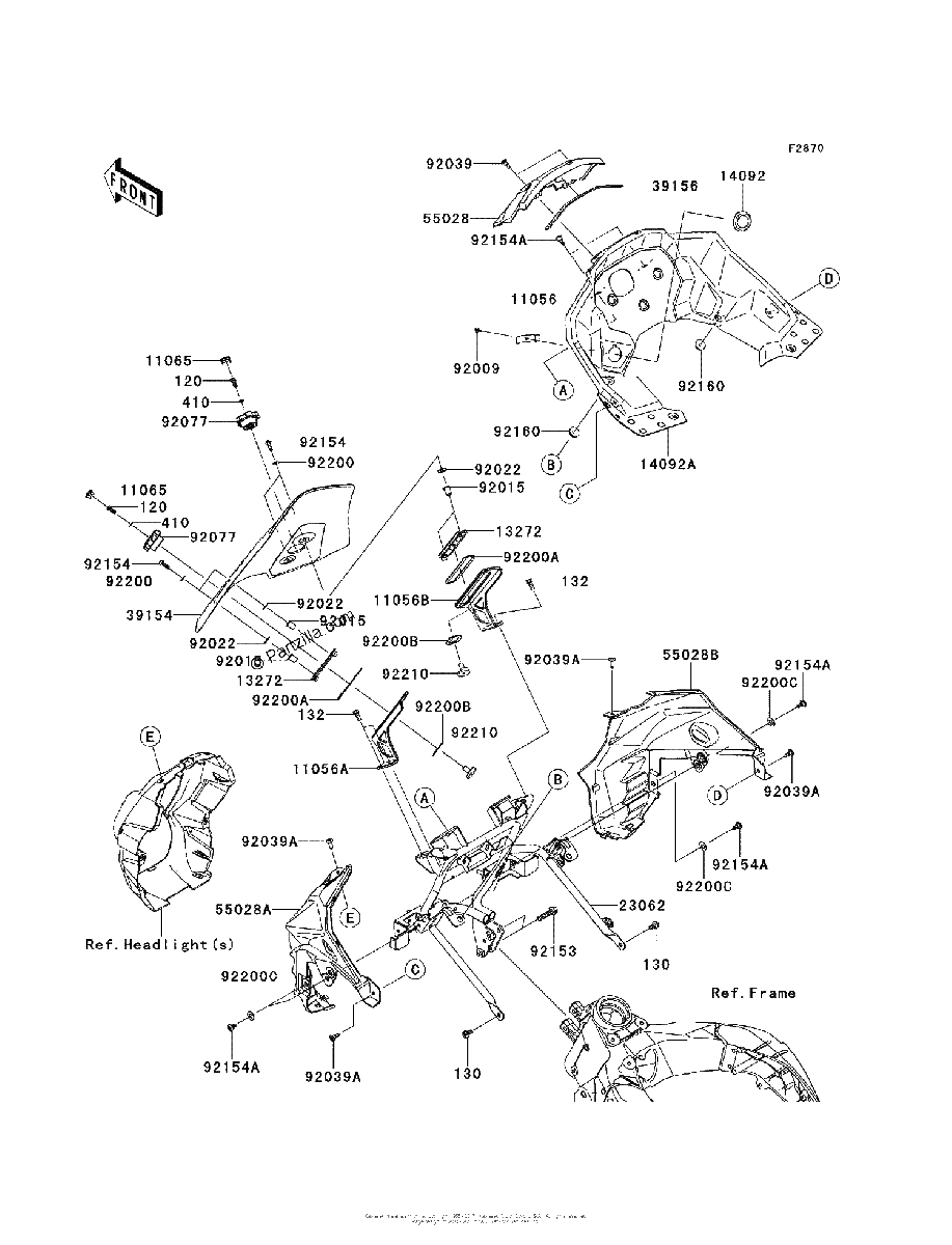 Diagrama de COWLING UPPER