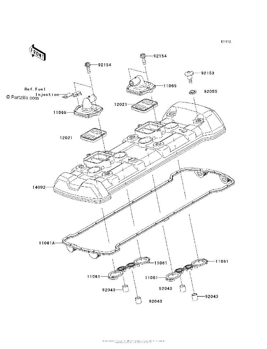 Diagrama de CYLINDER HEAD COVER