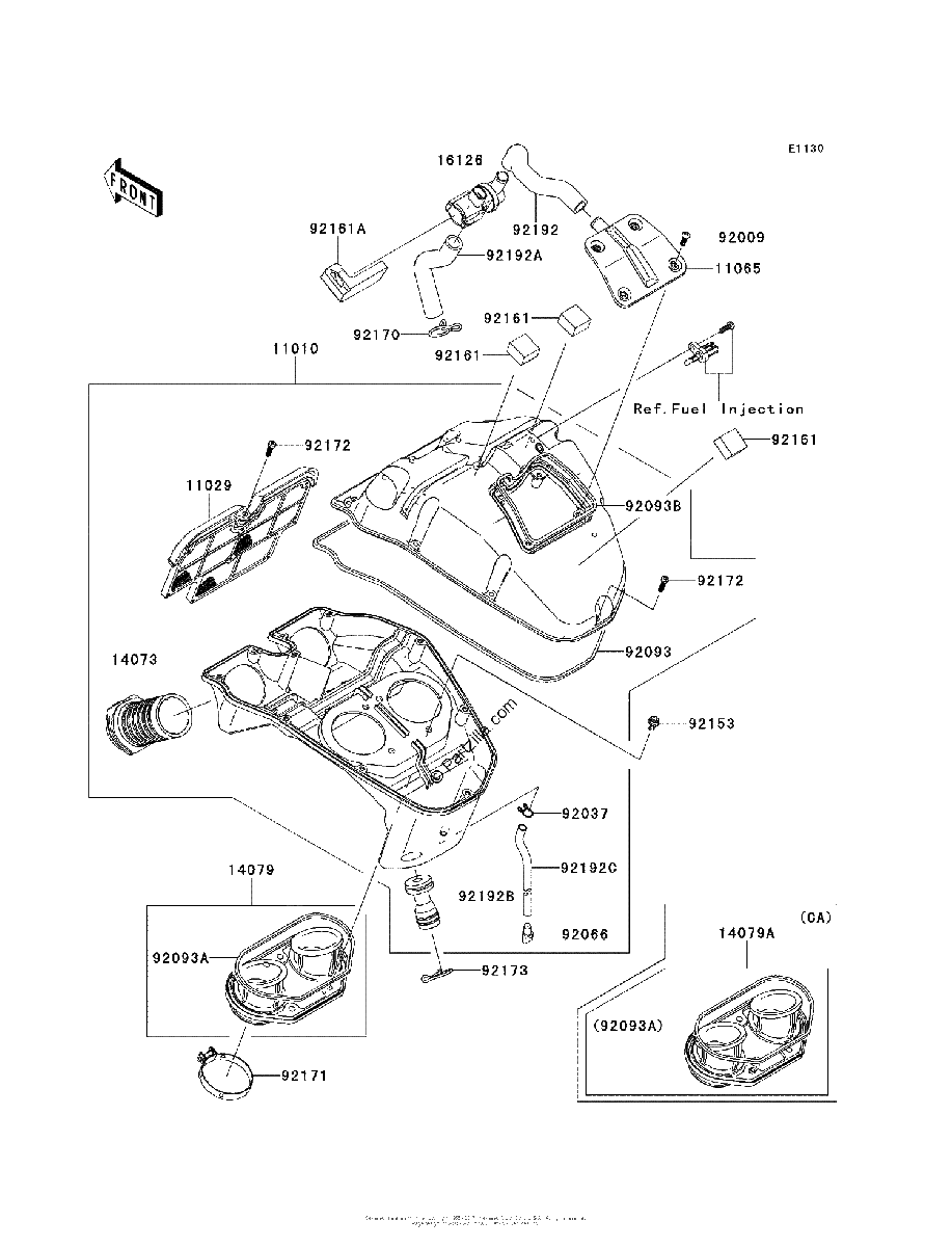 Diagrama de AIR CLEANER