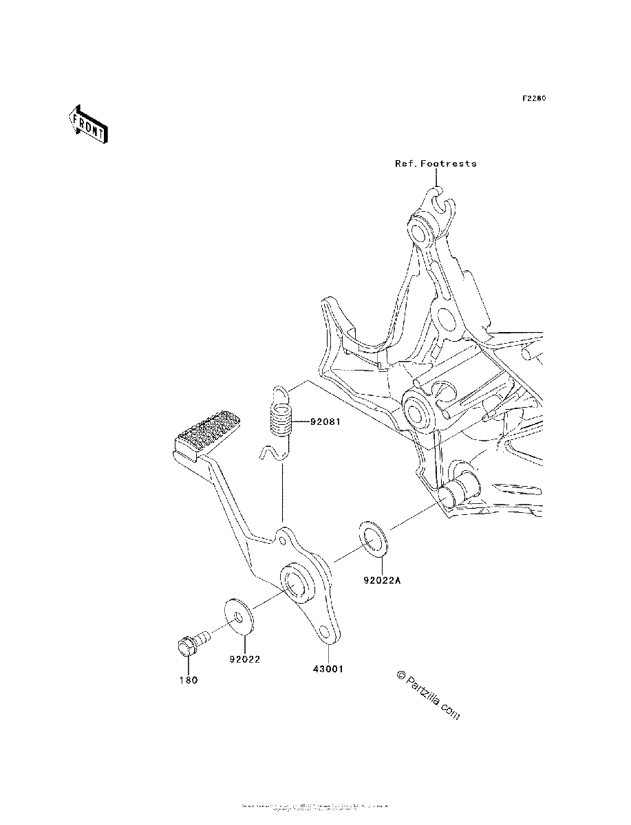 Diagrama de BRAKE PEDAL