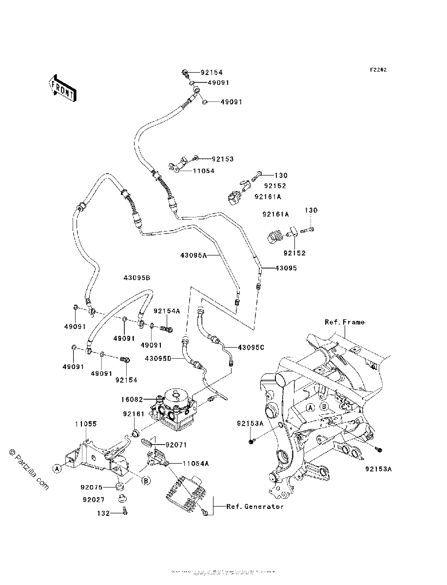 Diagrama de BRAKE PIPING