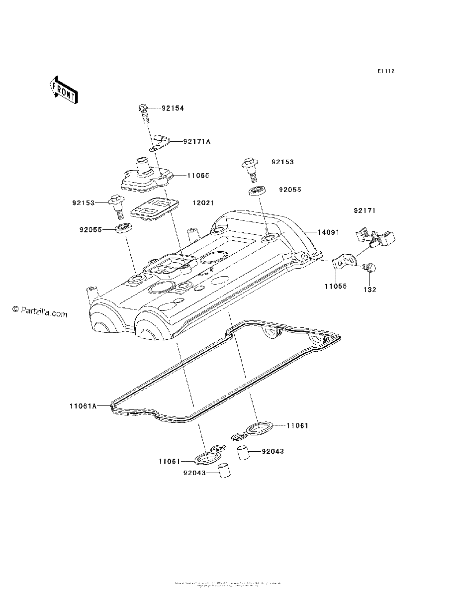 Diagrama de CYLINDER HEAD COVER