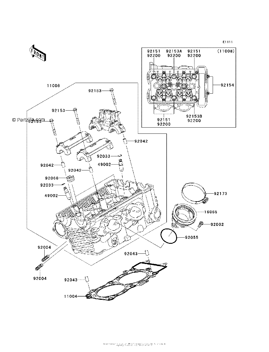 Diagrama de CYLINDER HEAD