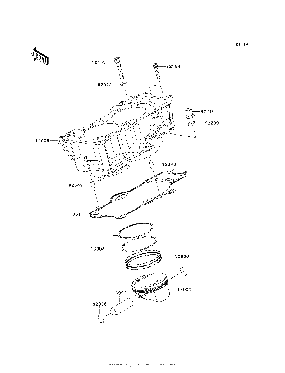 Diagrama de CYLINDER PISTON S
