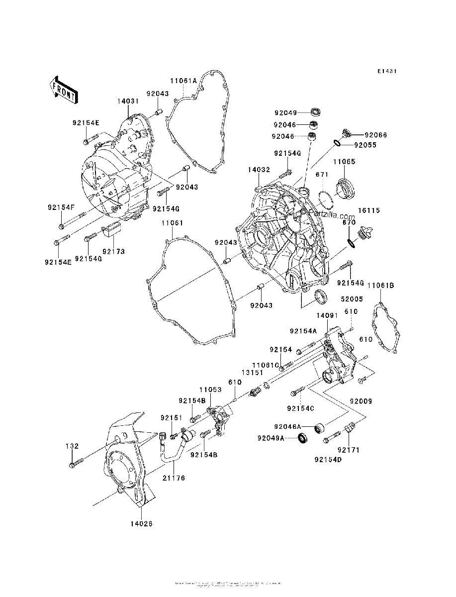 Diagrama de ENGINE COVER S