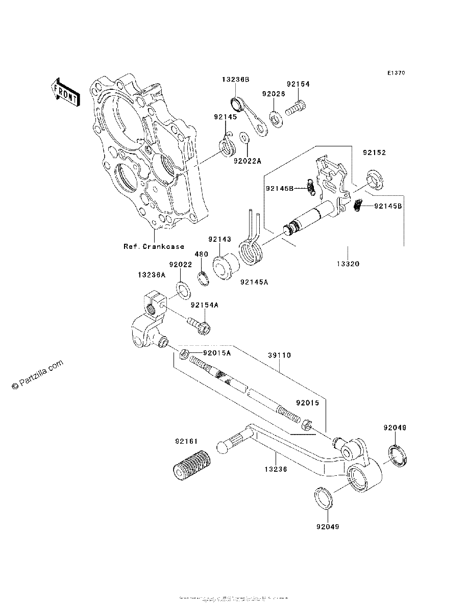 Diagrama de GEAR CHANGE MECHANISM