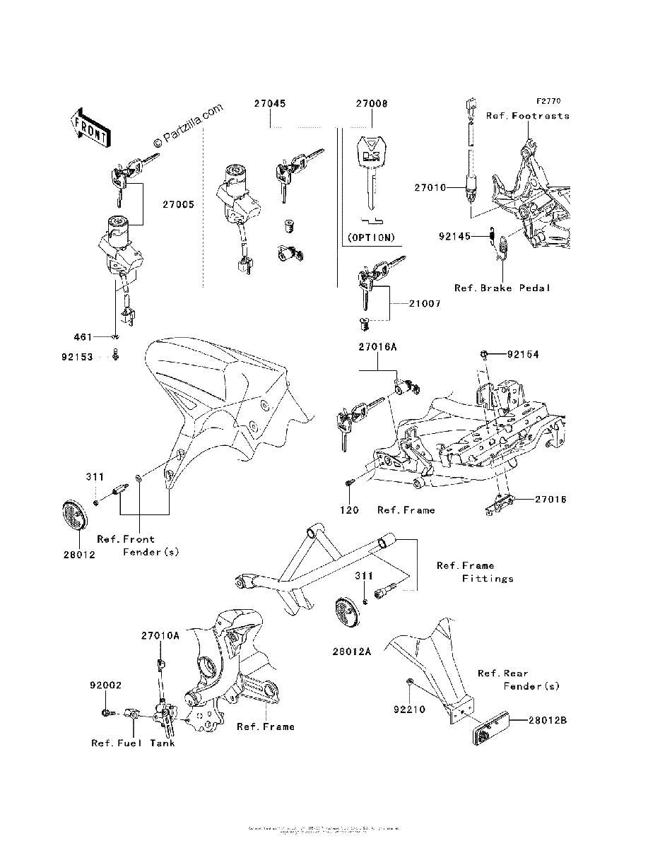 Diagrama de IGNITION SWITCH