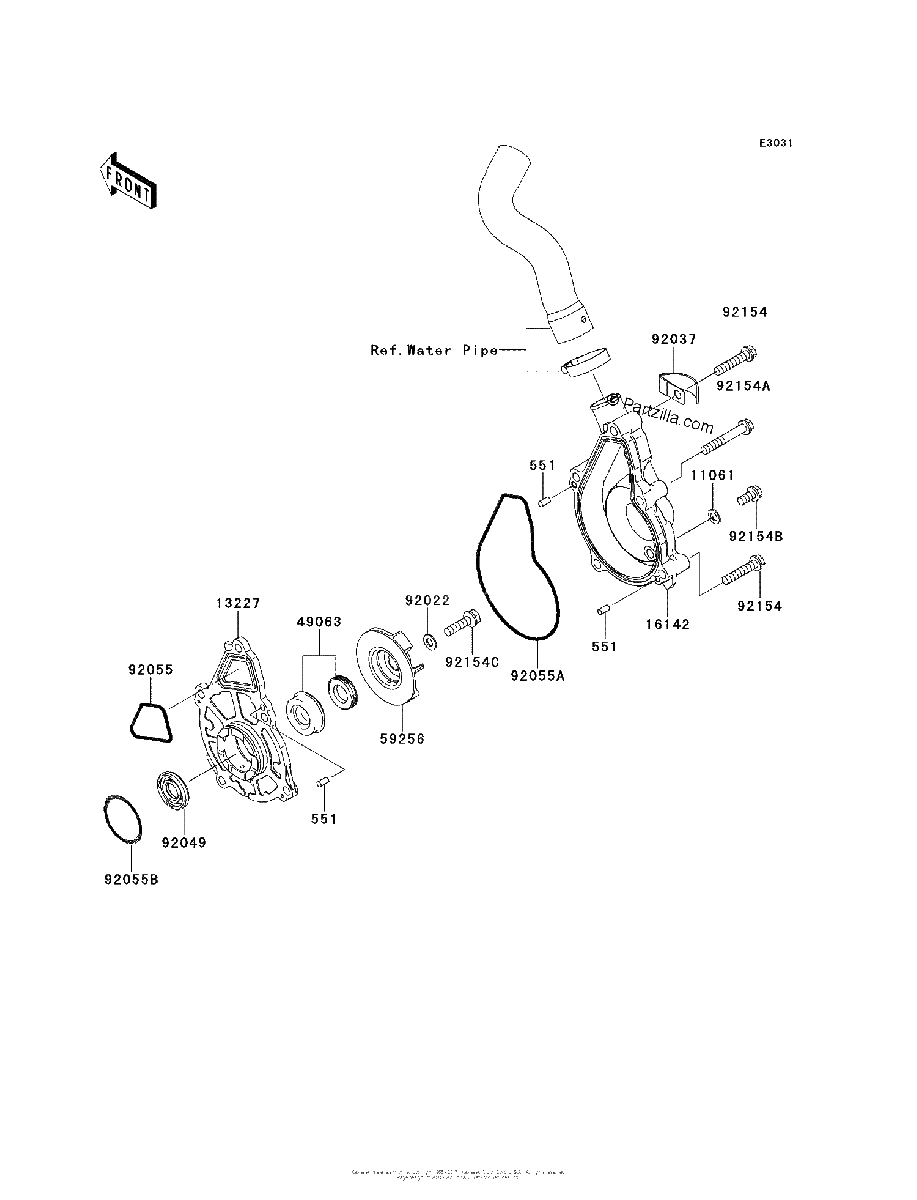 Diagrama de WATER PUMP
