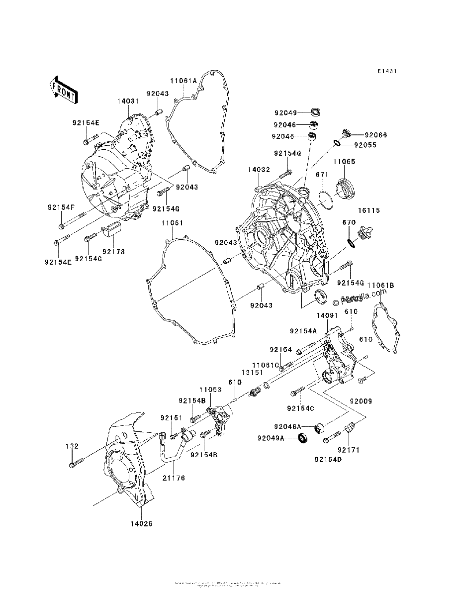 Diagrama de ENGINE COVER S