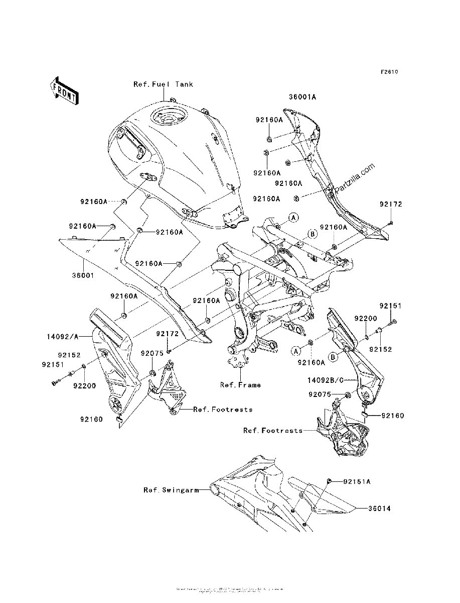 Diagrama de SIDE COVERS CHAIN COVER