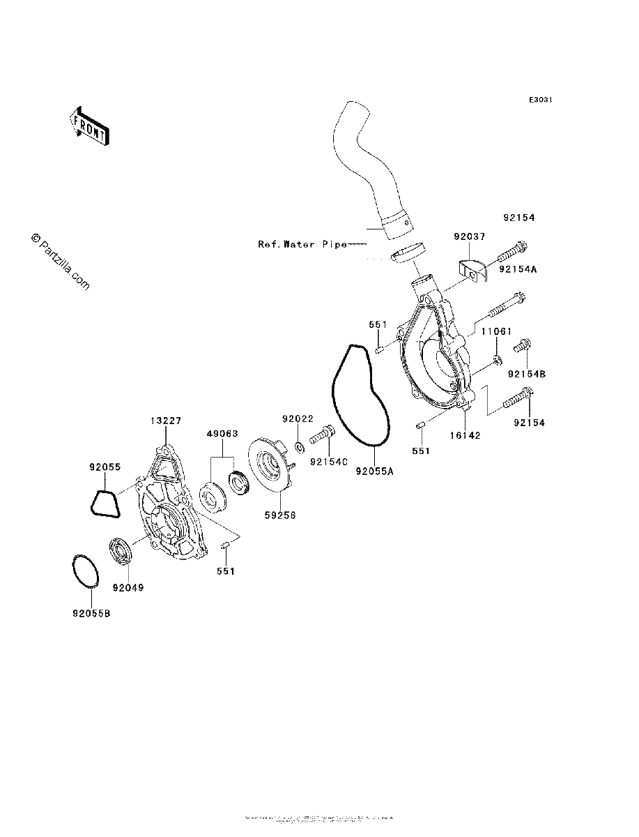 Diagrama de WATER PUMP
