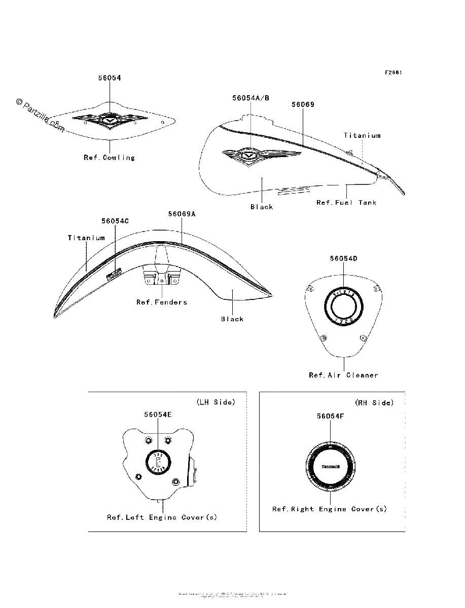 Diagrama de DECALS BLACK TITANIUM DEF