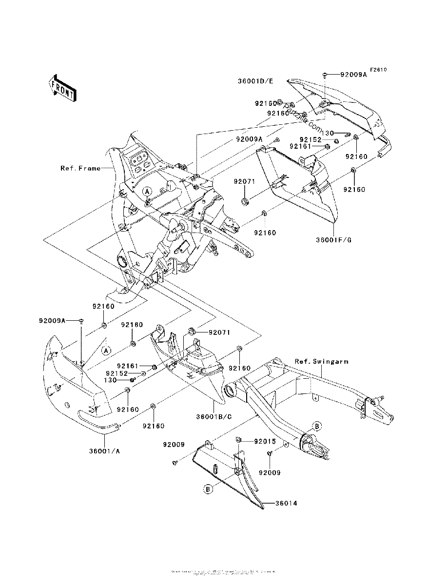 Diagrama de SIDE COVERS CHAIN COVER