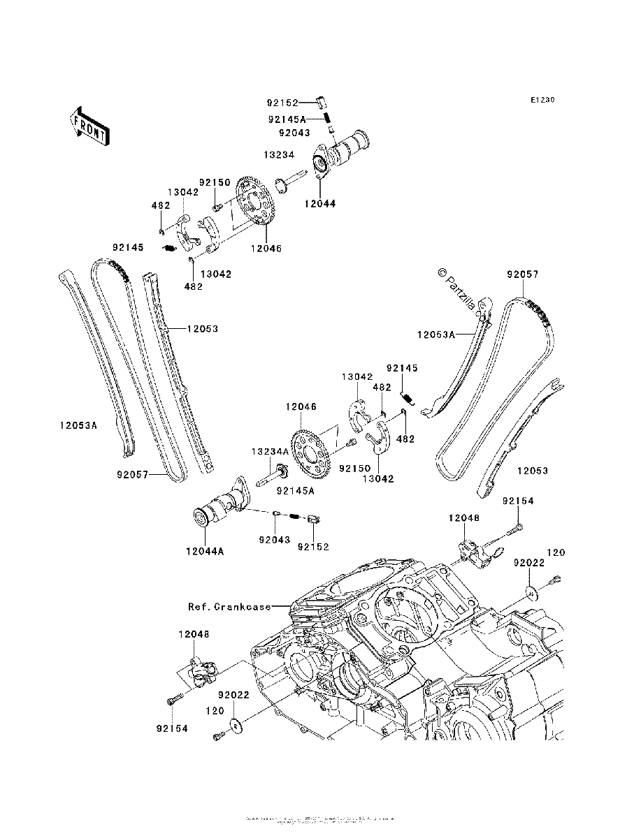 Diagrama de CAMSHAFT S TENSIONER