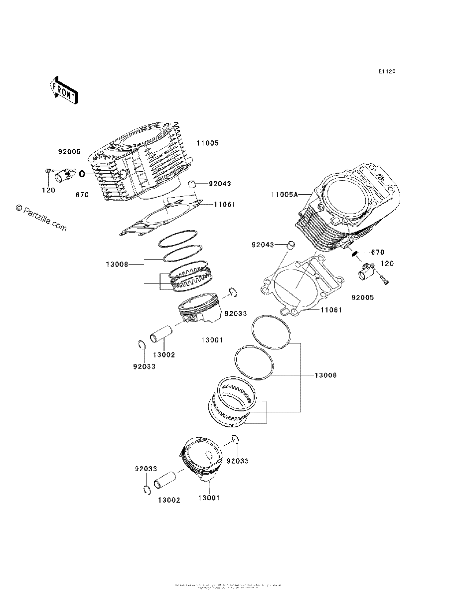 Diagrama de CYLINDER PISTON S