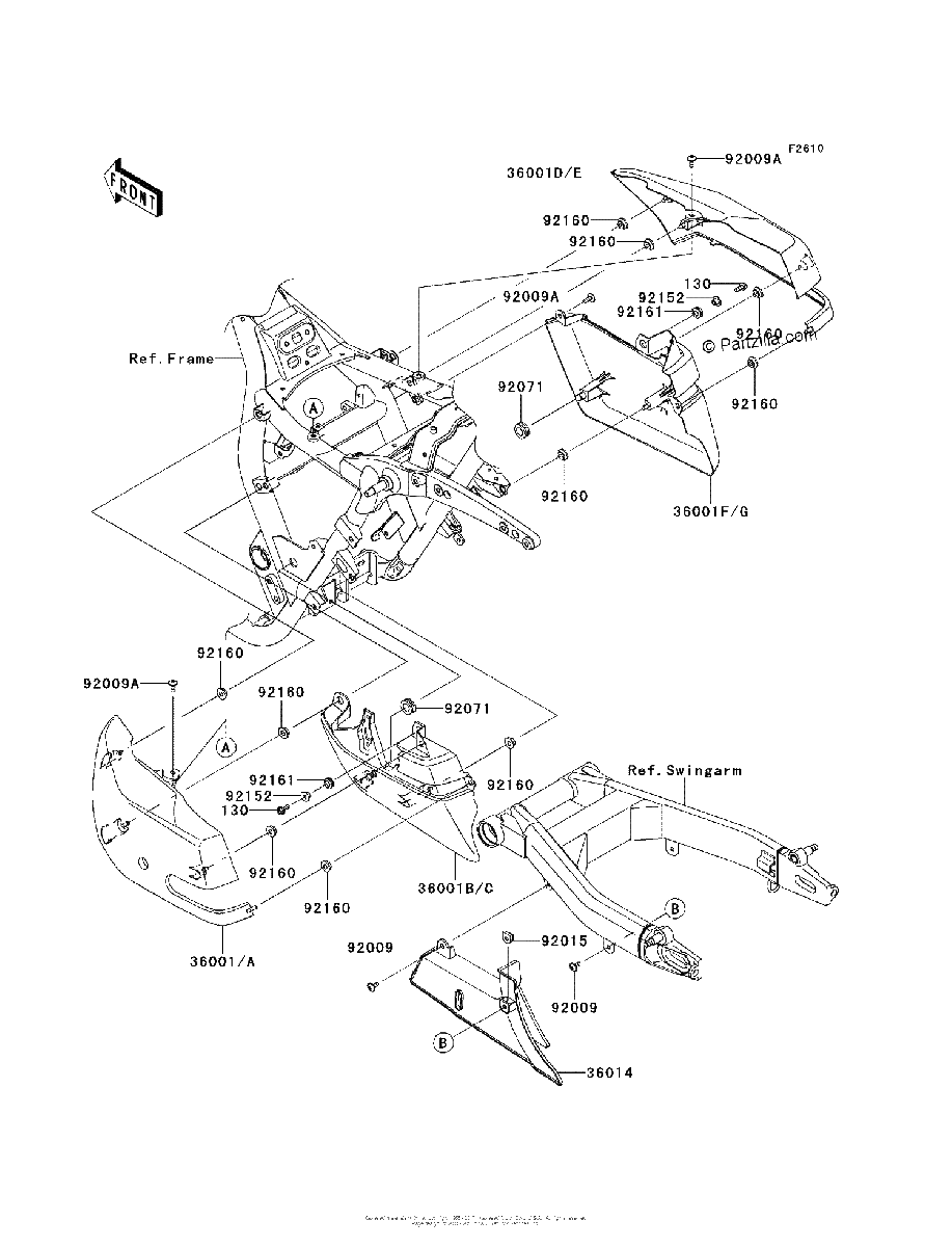 Diagrama de SIDE COVERS CHAIN COVER