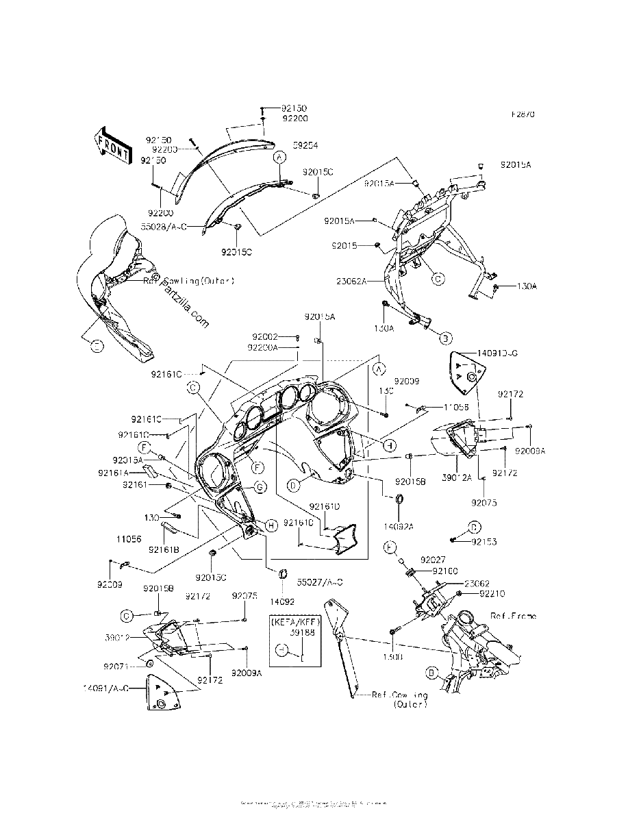 Diagrama de COWLING INNER