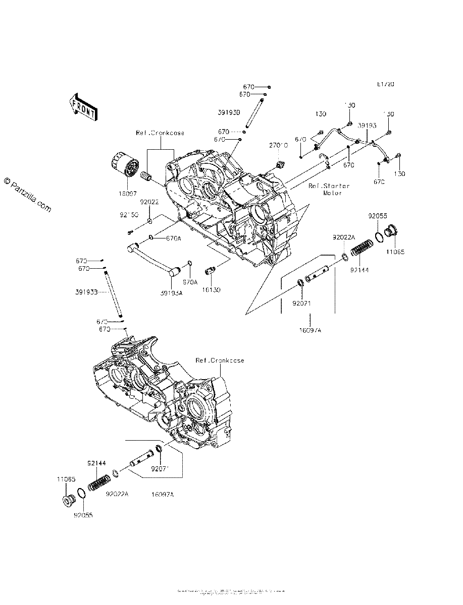 Diagrama de OIL FILTER