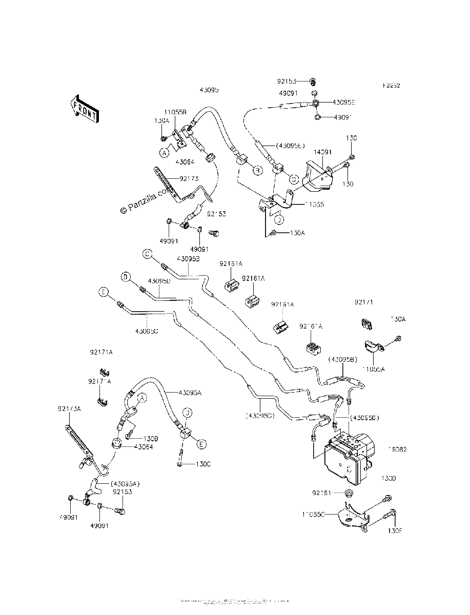 Diagrama de BRAKE PIPING
