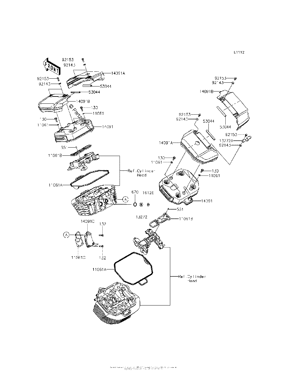 Diagrama de CYLINDER HEAD COVER