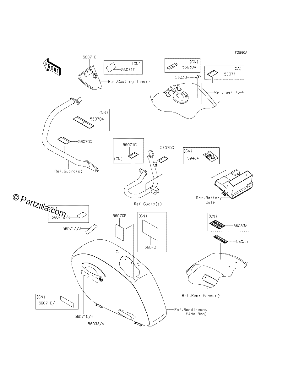 Diagrama de LABELS KEF KFF