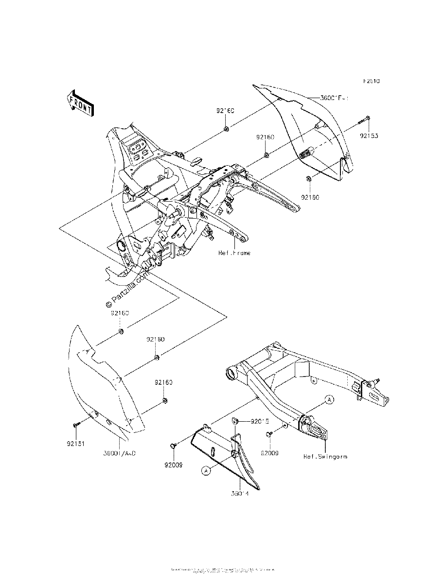 Diagrama de SIDE COVERS CHAIN COVER