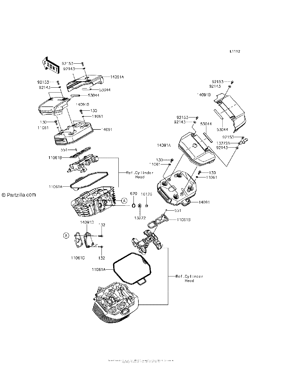 Diagrama de CYLINDER HEAD COVER