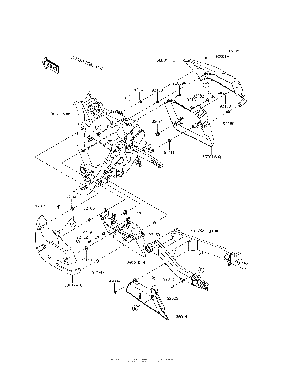 Diagrama de SIDE COVERS CHAIN COVER