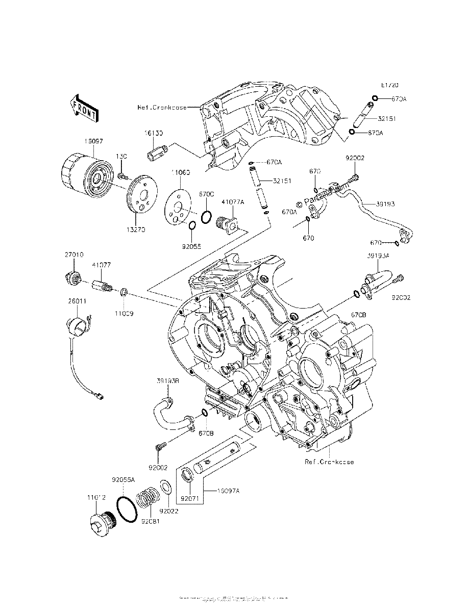 Diagrama de OIL FILTER