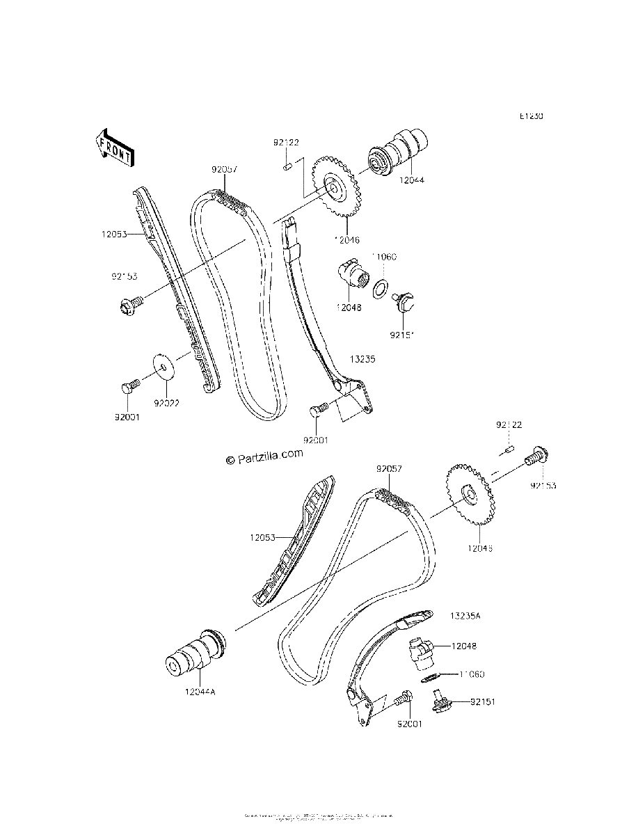 Diagrama de CAMSHAFT S TENSIONER