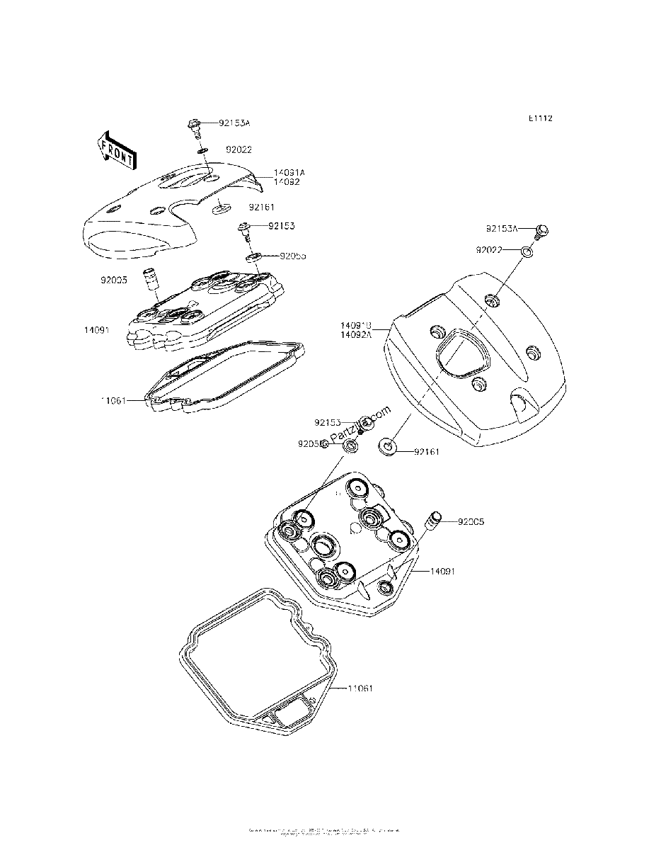 Diagrama de CYLINDER HEAD COVER