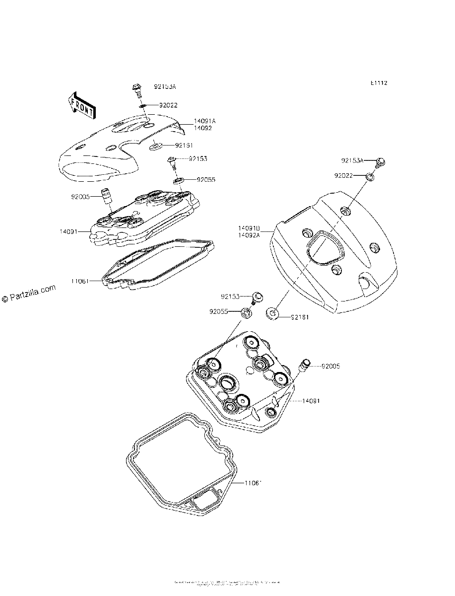 Diagrama de CYLINDER HEAD COVER
