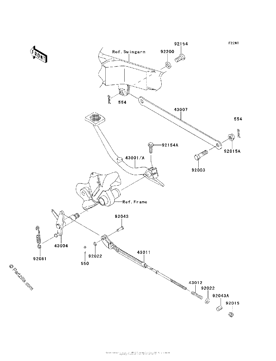 Diagrama de BRAKE PEDAL