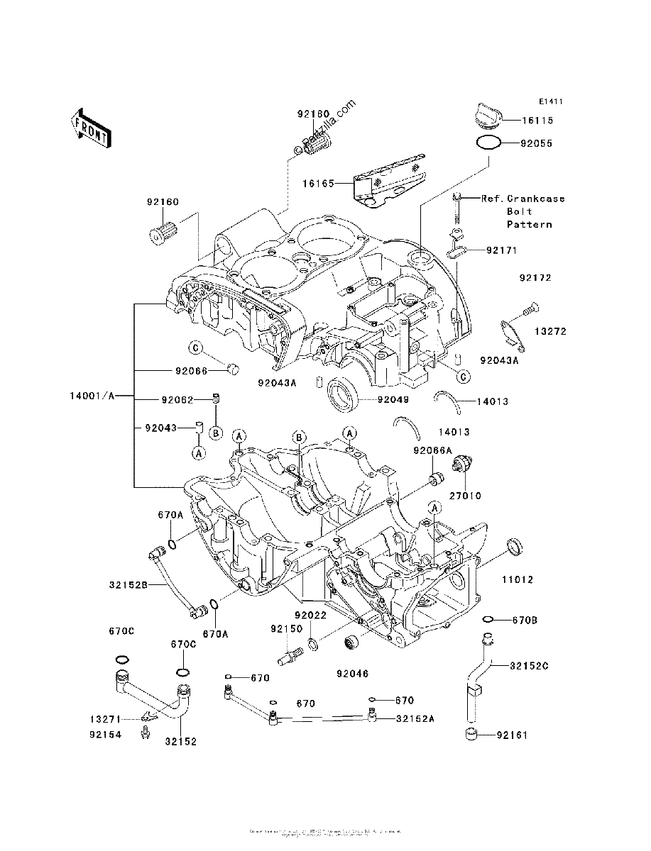 Diagrama de CRANKCASE