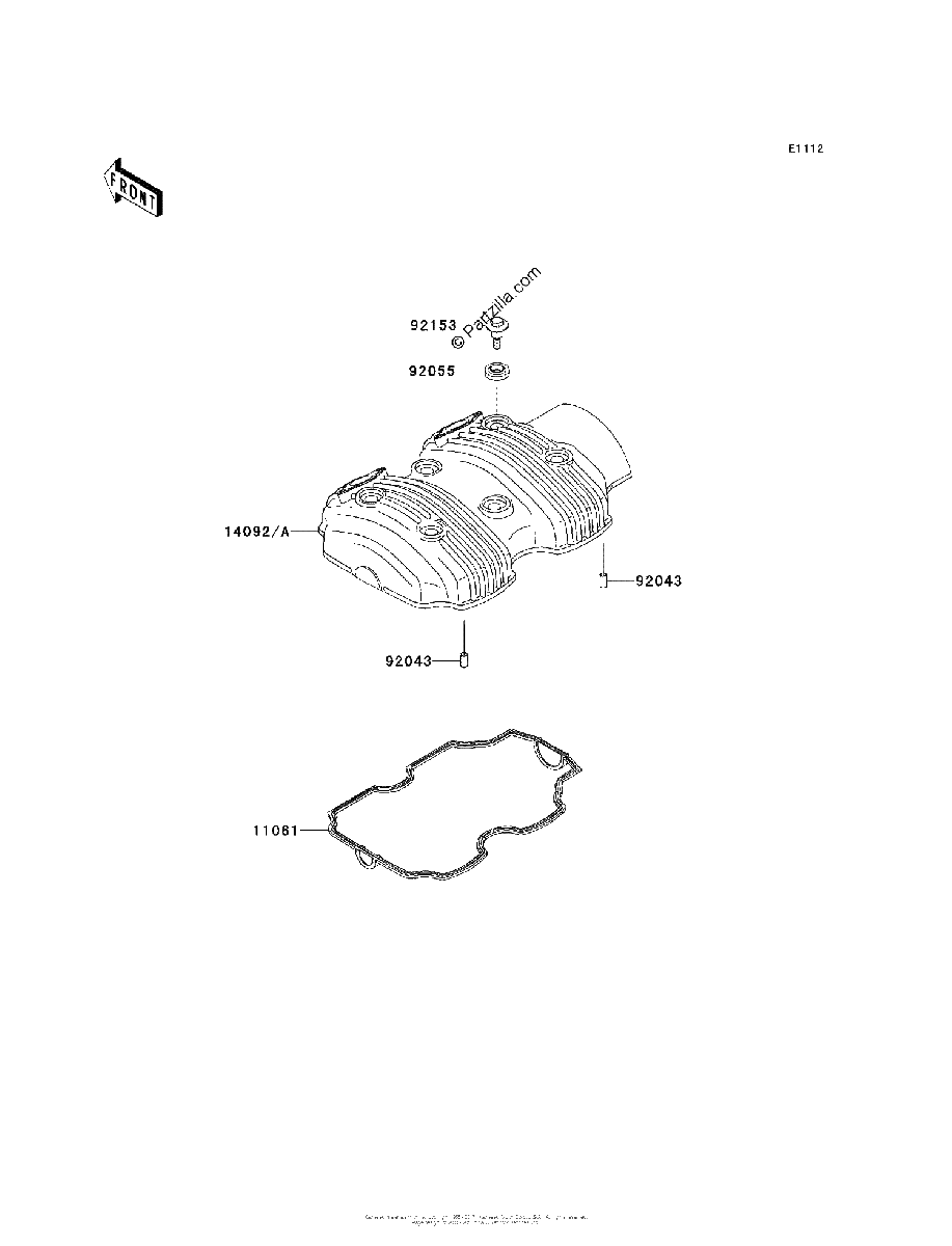Diagrama de CYLINDER HEAD COVER