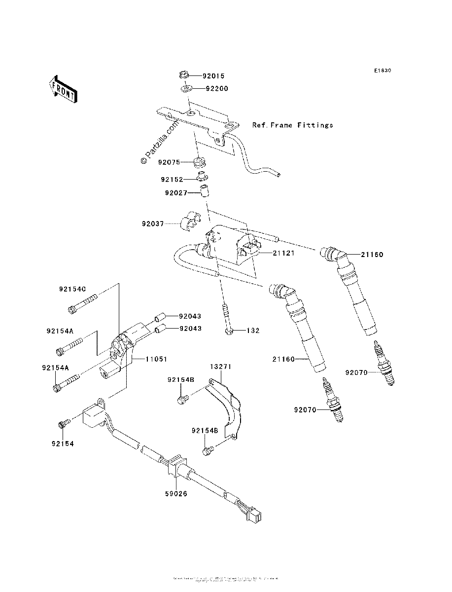 Diagrama de IGNITION SYSTEM