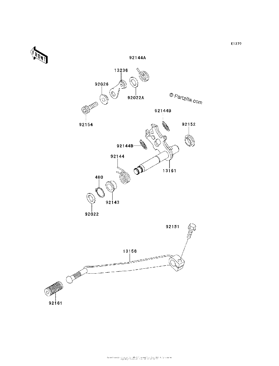 Diagrama de GEAR CHANGE MECHANISM