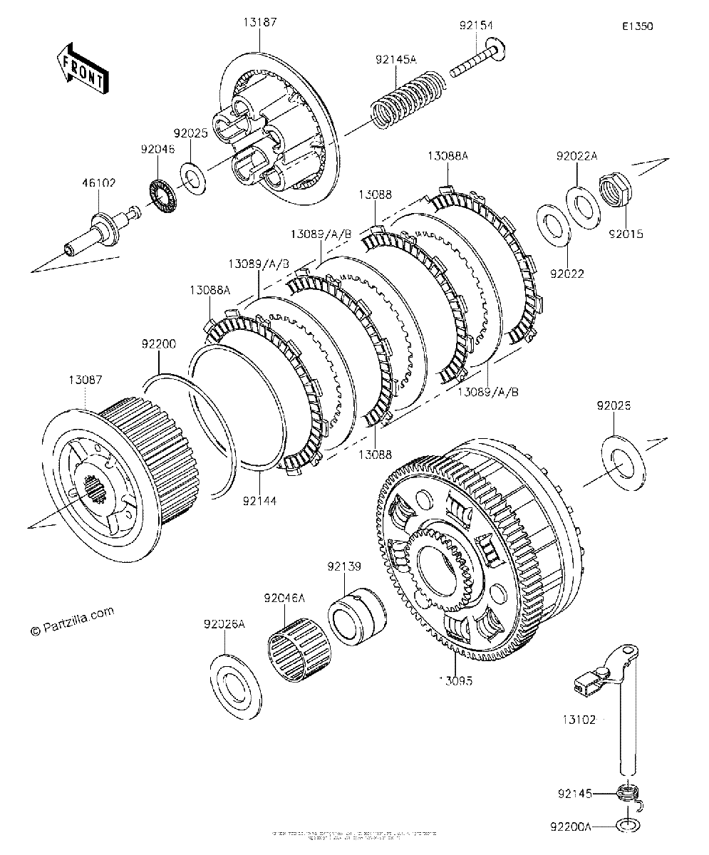Diagrama de CLUTCH GEF SIM GFF