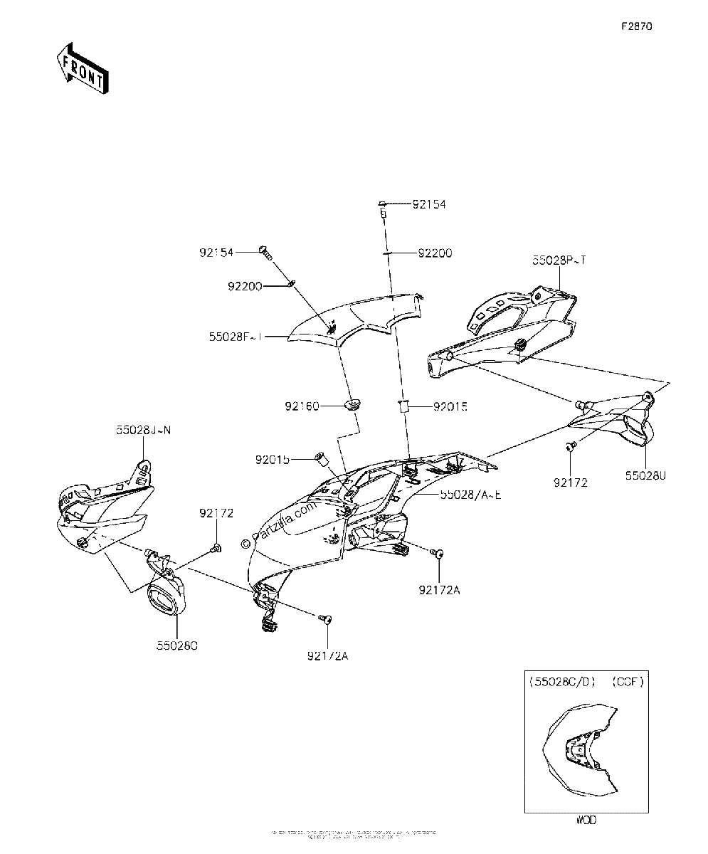 Diagrama de COWLING UPPER
