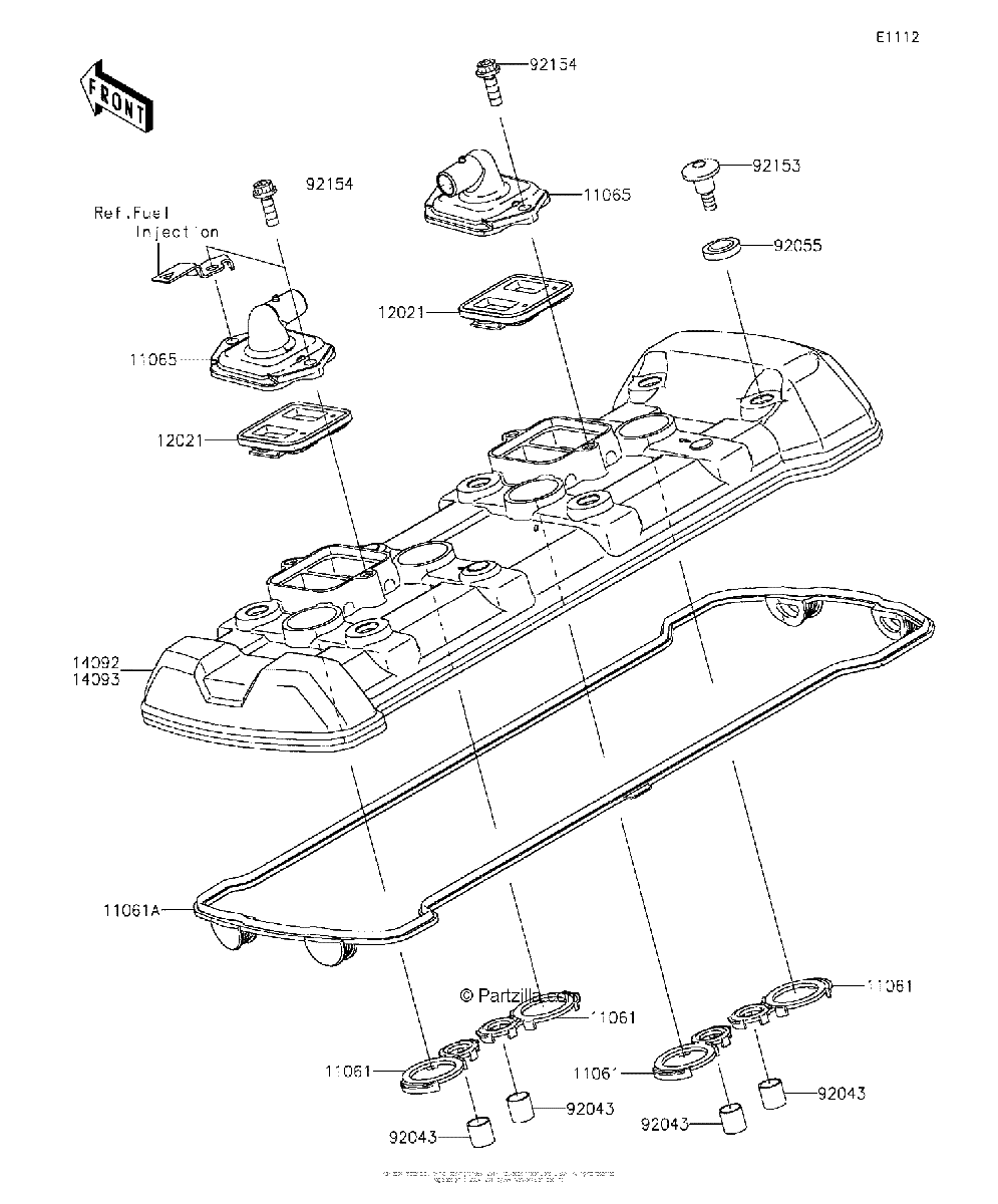 Diagrama de CYLINDER HEAD COVER