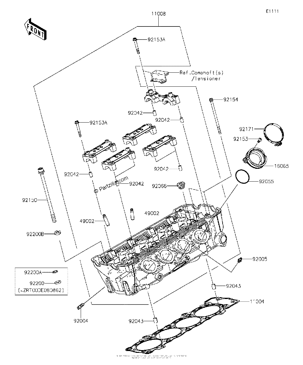 Diagrama de CYLINDER HEAD