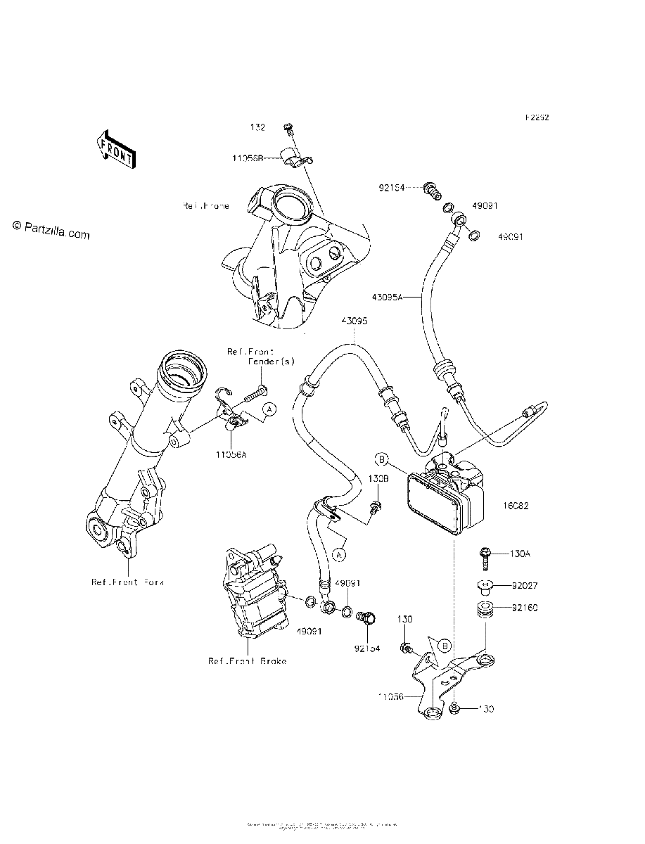 Diagrama de BRAKE PIPING