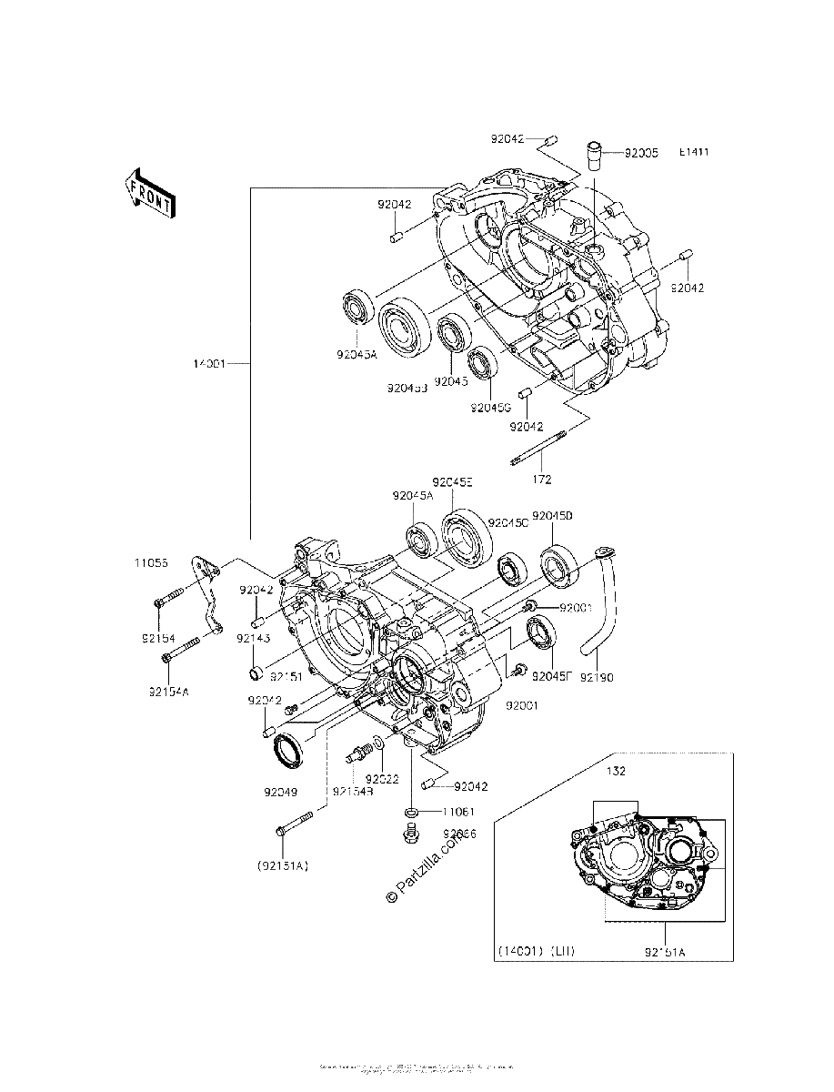 Diagrama de CRANKCASE