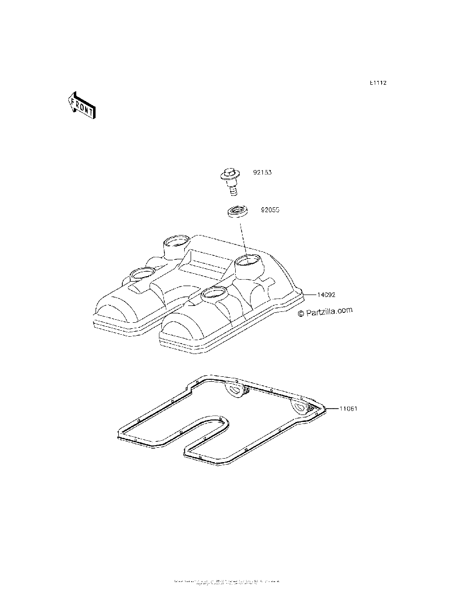 Diagrama de CYLINDER HEAD COVER